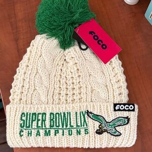 NWT FOCO Philadelphia Eagles Super Bowl LIX Knit Beanie